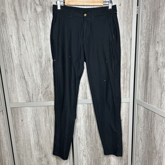 Lululemon ABC Pants Black Color Size 30 DEFECTS - Picture 1 of 9